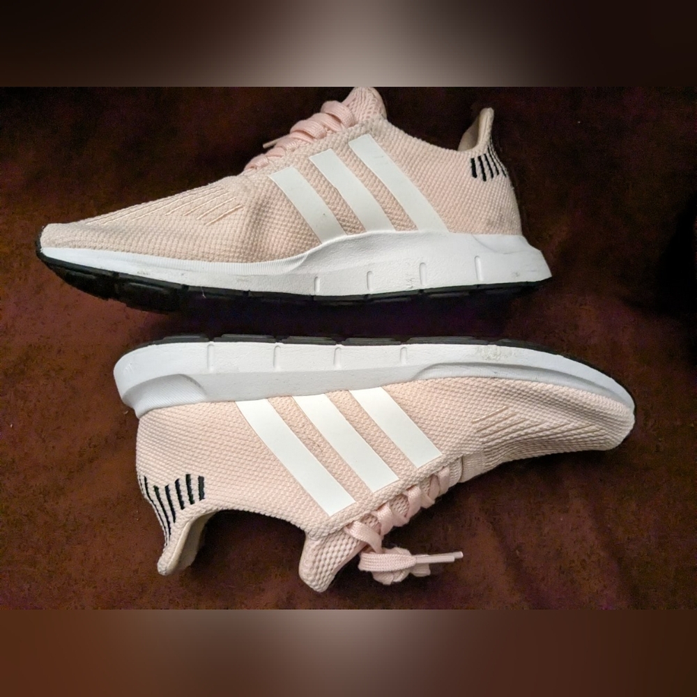 Adidas Pink and White 9